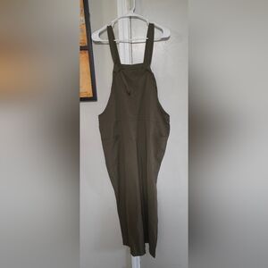 SHEIN Olive Utility Romper